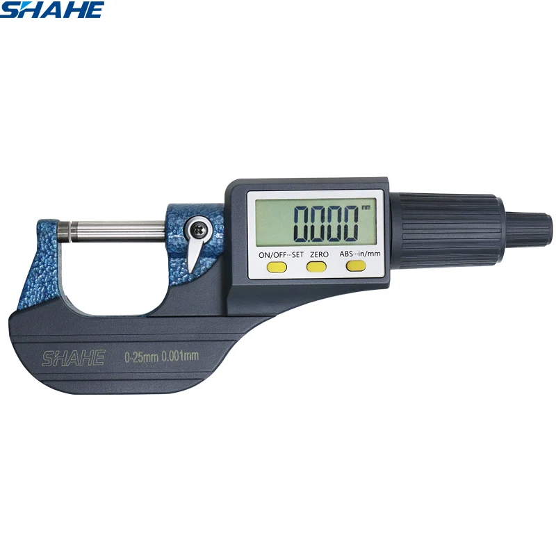 Продажа 0,001 мм электронный наружный микрометр 0 25 мм с очень большим ЖК экраном цифровой микрометр электронный цифровой Калибр