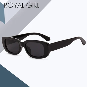 

ROYAL GIRL New Fashion Vintage Sunglasses Women Brand Designer Retro Sunglass Rectangle Sun Glasses Female Eyewears SS035
