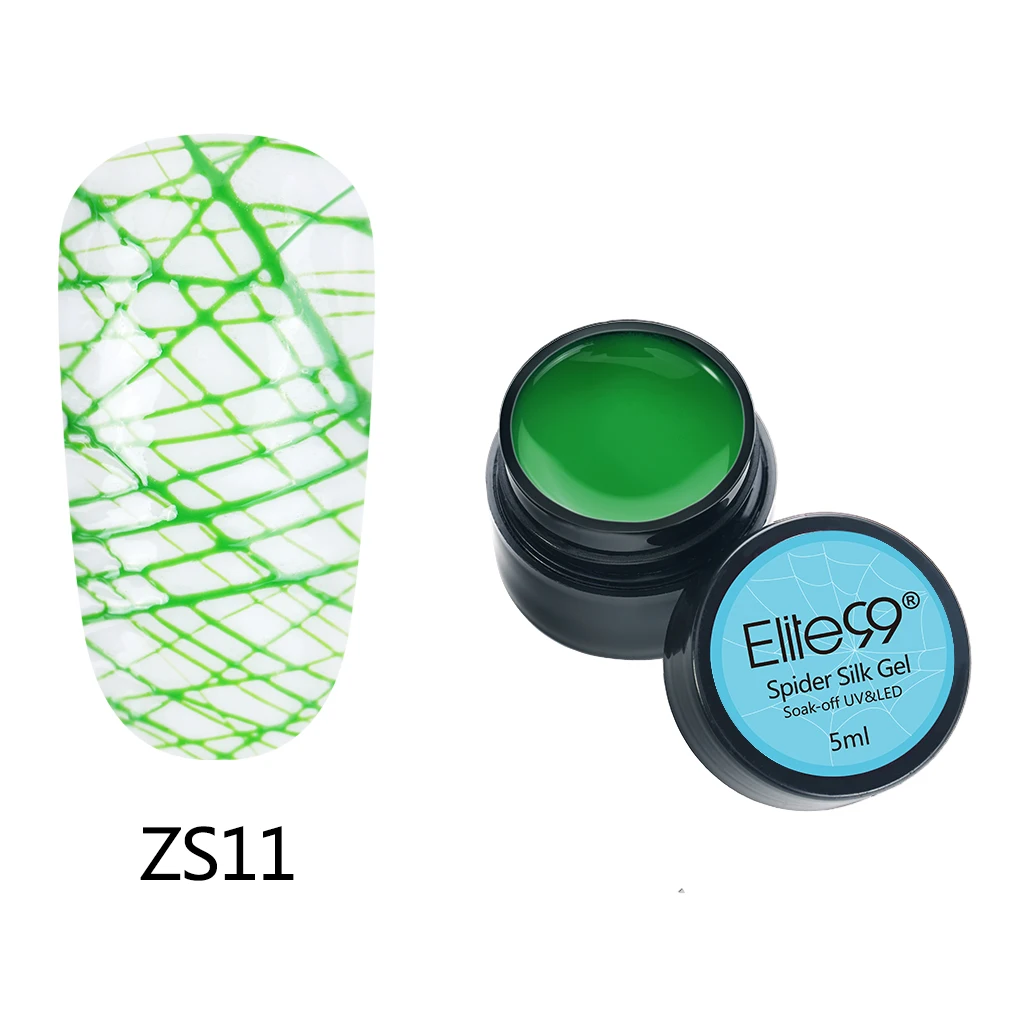 S-ZS11 Elite99, 5 мл, лак для ногтей, паучий гель для рисования, креативный УФ-гель, проволочный рисунок, эластичность, точечная линия, впитывающая гель-краска, лак-паук - Цвет: S-ZS11