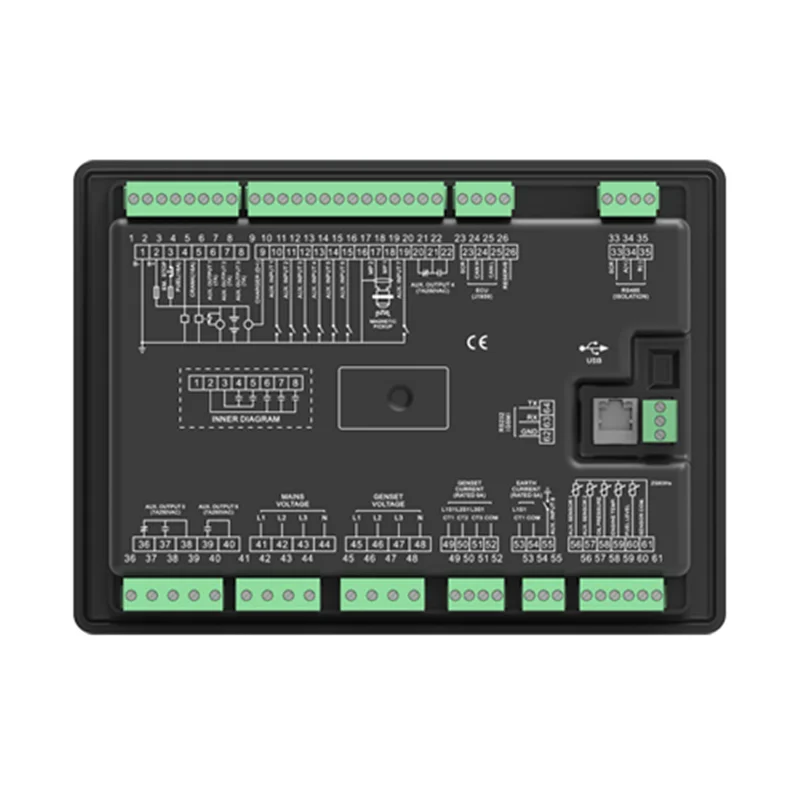 HGM9320MPU Diesel generator controller Schedule function, real-time clock, even