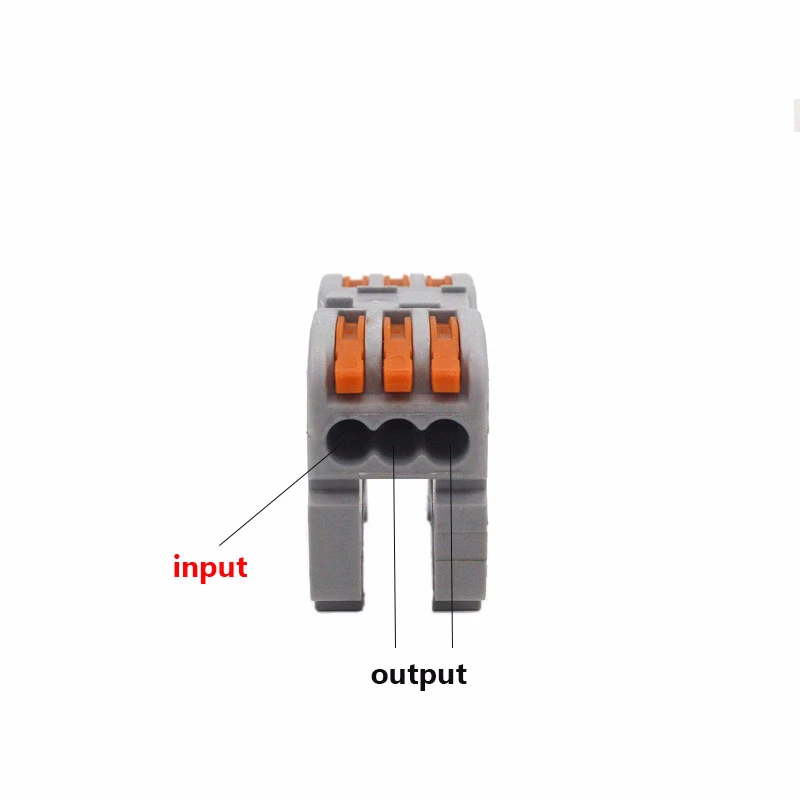 10 шт. провода соединители 222 223 SPL-1 PCT-211 Тип рельса Быстрый клеммный блок пресс вставной клеммный блок электрические соединители