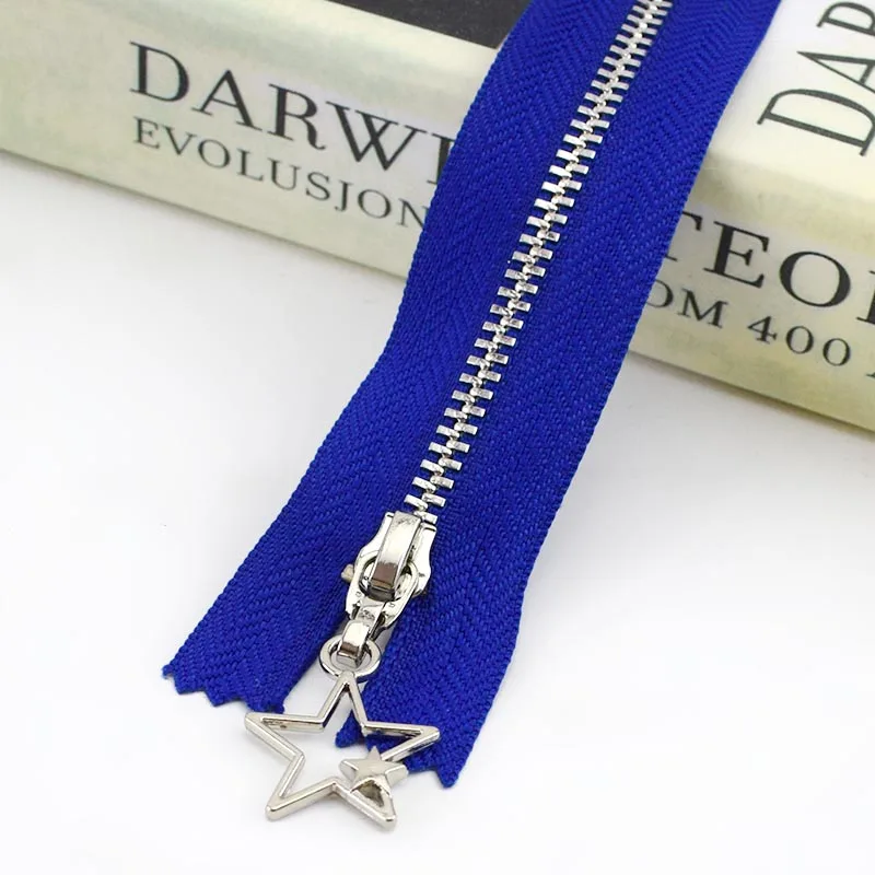 Royal Blue Meetee 2 шт. 20/40/70 см 3# металлическая молния с открытым концом молнии с закрытым концом автоматической блокировки серебряный зуб на молнии, декорированные DIY сумки швейной Материал - Цвет: Royal Blue