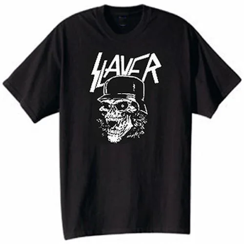Slayer/футболка с черепом в винтажном стиле с тяжелой скоростью, металлический ремешок, размер S-3XL, для мужчин и женщин, унисекс, модная футболка