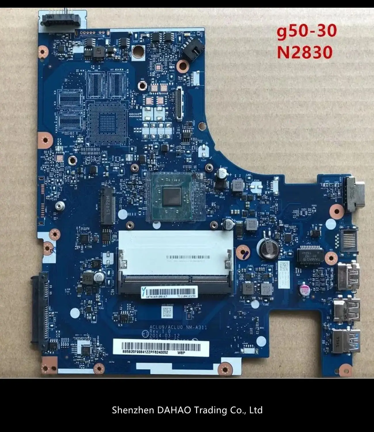 Новая материнская плата ACLU9 / ACLU0 NM-A311 для ноутбука Lenovo G50-30 (для процессора INTEL)
