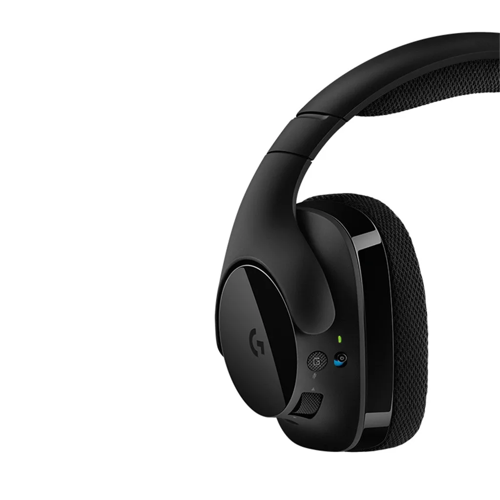 Беспроводные Игровые наушники logitech G533 7,1 с объемным звуком, гарнитура DTS Ear Fone с микрофоном для геймеров, для компьютера, ПК