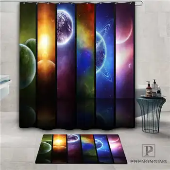 

Custom colorful (1) Waterproof Shower Curtain Doormat Home Bath Bathroom Polyester Fabric Multi Sizes#2019-1-05-85