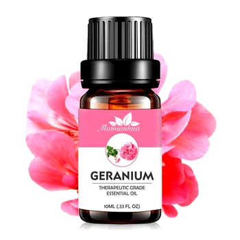 

Mumianhua Scented Oils Used To Produce Aromas When Heated 100% Pure Geranium Essential Oil