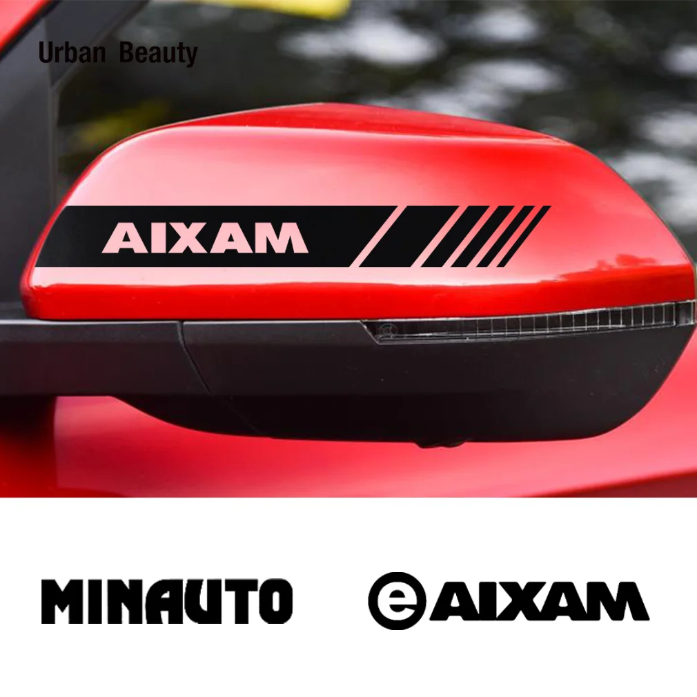 2 Pezzi Adesivi Per Specchietti Retrovisori Per Auto Decalcomanie Per Pellicole In Vinile Per Aixam E-Aixam Minauto Sansation Mega Accessori Auto