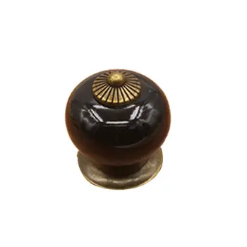 

Ball Ceramic Handles Drawer Knobs Cupboard Handles Single Hole Cabinet Handles With Screws Furniture Handles