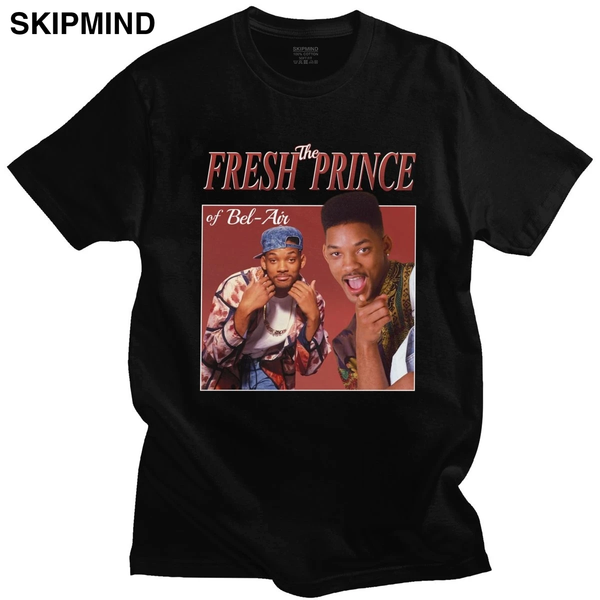 Забавные Fresh Prince Of Bel на открытом воздухе футболка для мужчин Короткий рукав Для