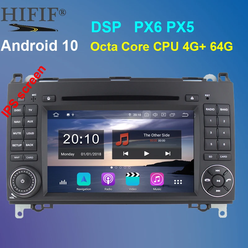 Android 10 для Mercedes Benz Sprinter B200 W209 W169 B class W245 B170 Vito W639 автомобильный DVD плеер радио GPS