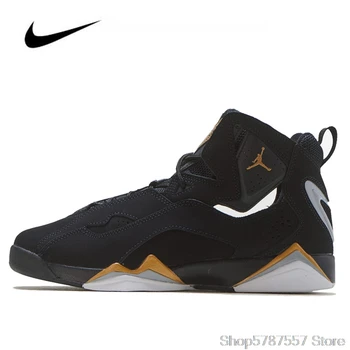 

Nike Air Jordan 7 True Flight (GS) Men's Jordan Shoes Basketball Lace-up Gym Training Boots Sport Women Sneaker 343795-070