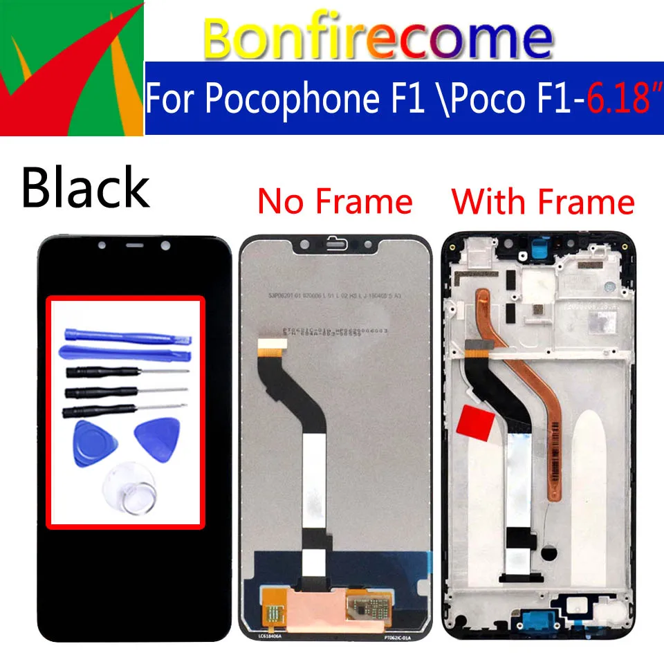 Оригинальный дисплей 6 9 дюйма для Xiaomi Poco F1 дигитайзер сенсорного ЖК экрана с
