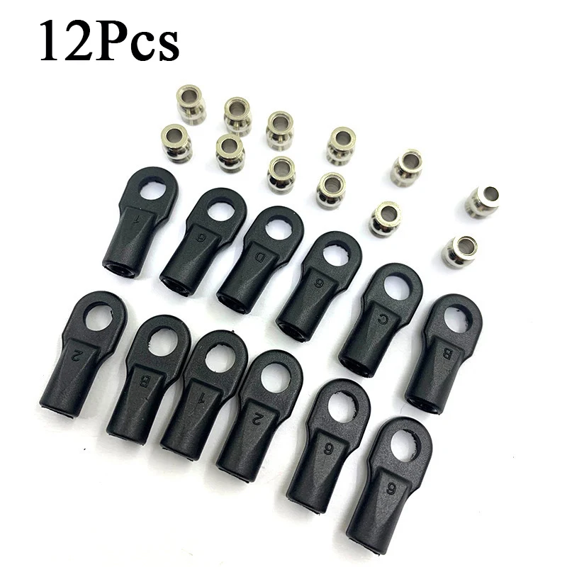

12Pcs Rod End Link Linkage Balls Joint Head for 1/10 RC Car Crawler Axial TRAXXA