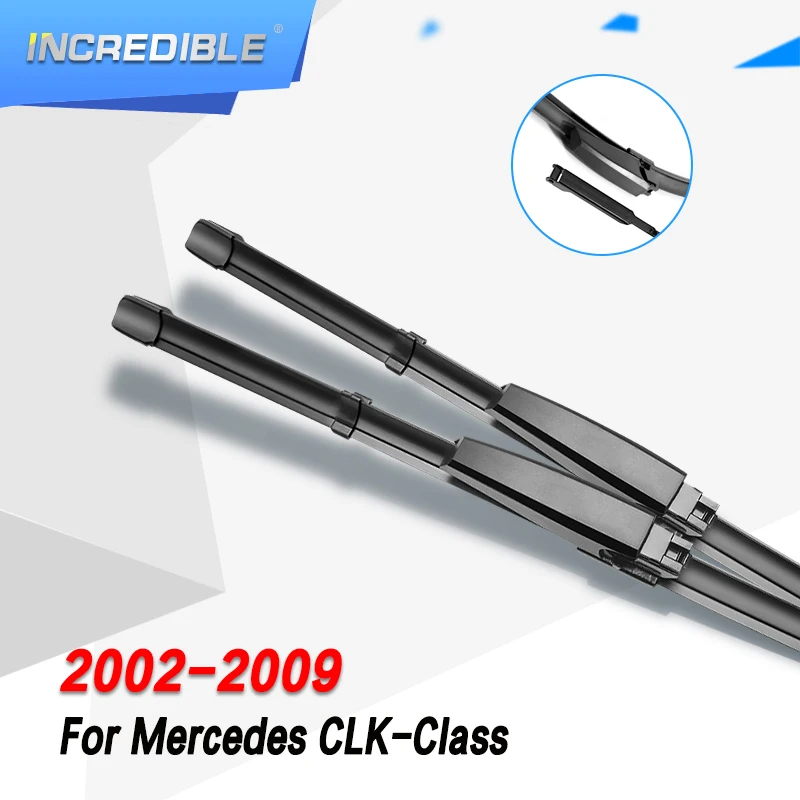 Невероятные щетки стеклоочистителя для Mercedes Benz CLK Class W209 C209 Fit Slider Arms 200 240 270 280 320 350
