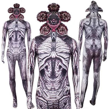 

Stranger Things 3 Man-eater Flower demogorgon Cosplay Costume Kids Adult demogorgon Jumpsuits Cosplay halloween Party costumes