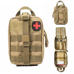 Molle tático primeiros socorros kits saco médico de emergência ao ar livre do exército caça carro ferramenta sobrevivência acampamento emergência militar bolsa edc