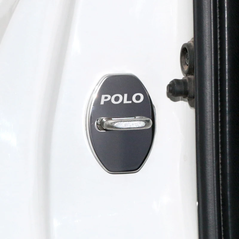 Крышка дверного замка наклейка чехол для Volkswagen VW Polo Passat B6 B7 Touaregu тигуан Жук аксессуары для гольфа стиль автомобиля