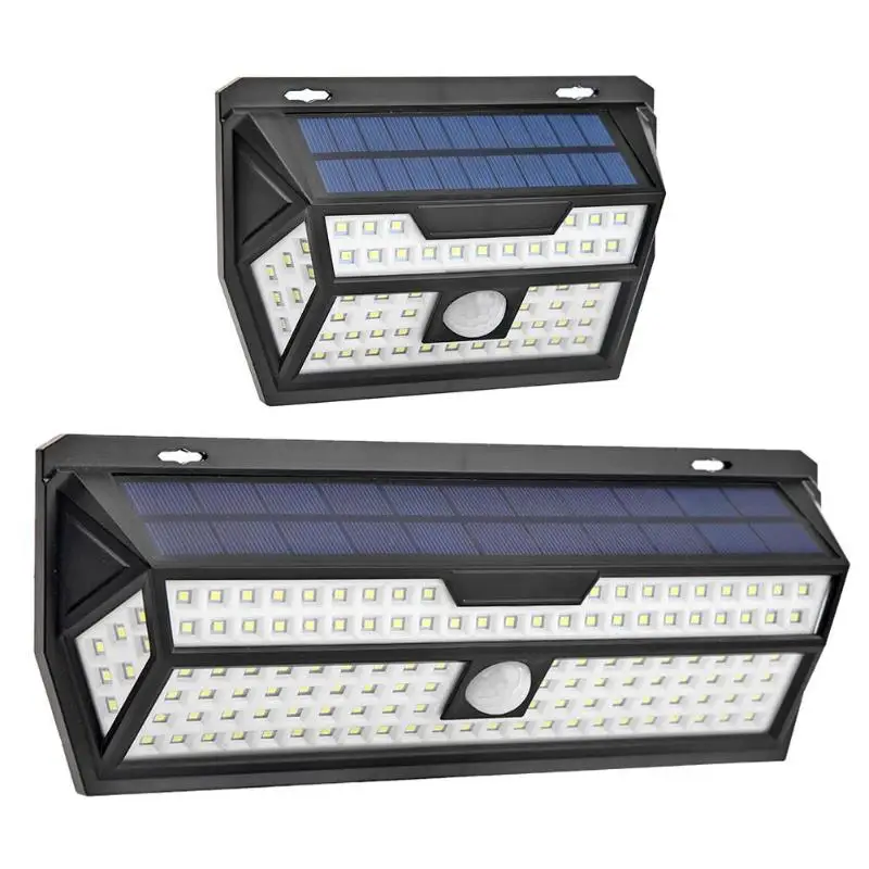 

62/132 LEDs Waterproof Motion Sensor Solar Powered Wall Lamps Outdoor Light