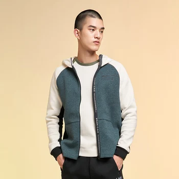 

Sportswear men's fall 2020 new hooded cardigan comfortable long sleeve medium thickness slim fitting sweater