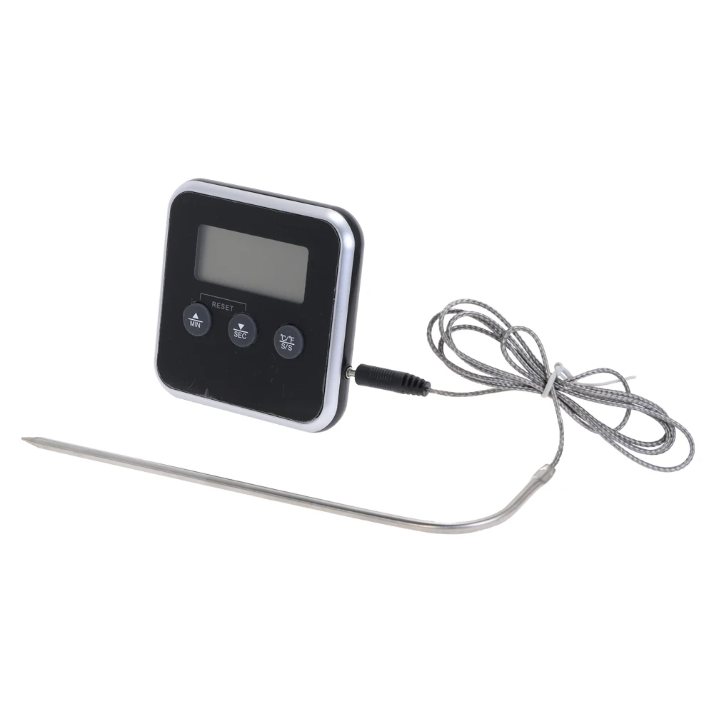 Food Cooking Digital Probe Timer Thermometer Kitchen BBQ Oven Grill Meat Tool For Grilling Accessories | Дом и сад