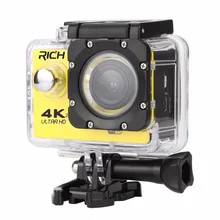 2 дюйма HD широкоугольный объектив с фокусным расстоянием спортивные Камера экшн-камеры Go Pro Extreme Водонепроницаемый Цветная камера для Youtube Facebook Ins использования