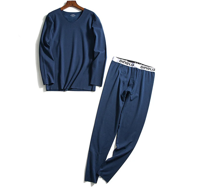 Pajamas Slim Men's Seamless Warm Suit Thick Plush Autumn Clothes Longitudinal Women's Autumn and Winter Underwear