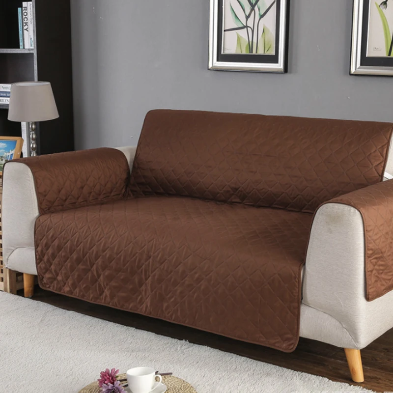 Sofa Couch Cover Chair Throw Pet Dog Kids Mat Furniture Protector Reversible Washable Removable Armrest Slipcovers A22