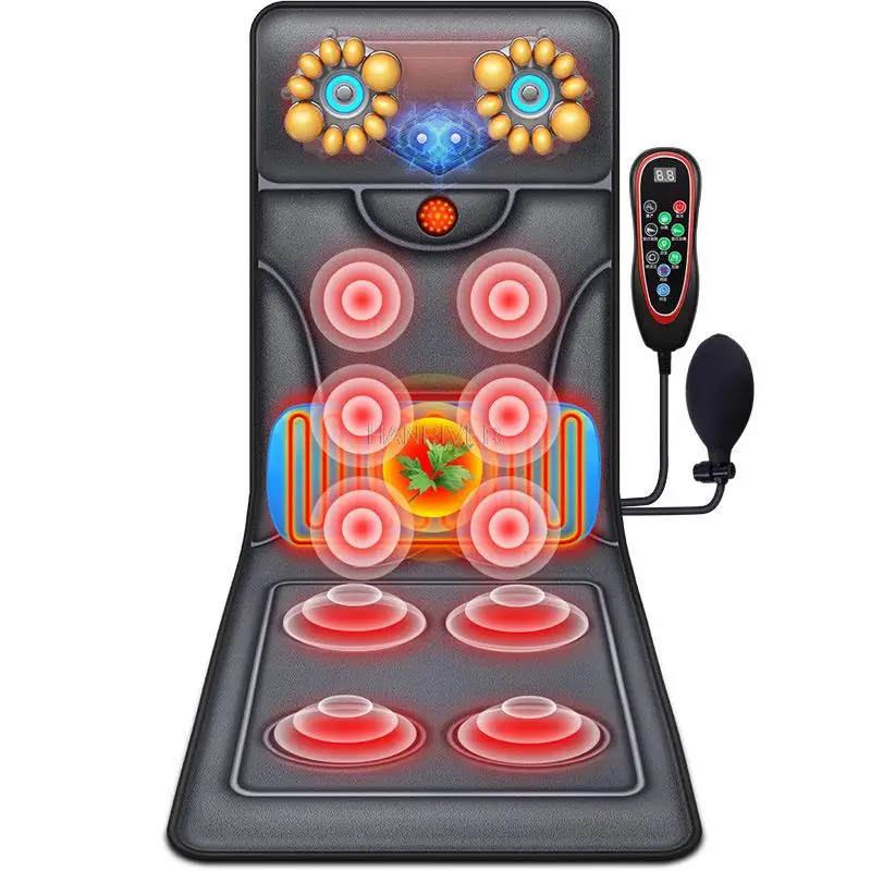 

Cervical vertebra massager multi-functional household electric full body massage blanket cushion for leaning on mattress and cha