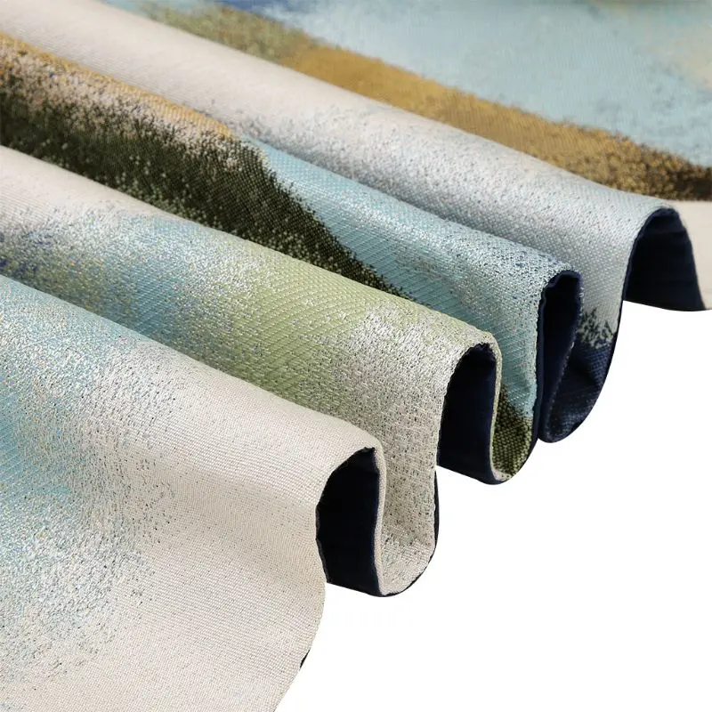 Gemetric Table Runners with Tassels for Home Kitchen Dining Table Blue 425D