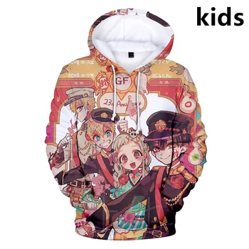 

2020 Anime Hoodies Toilet Bound Hanako kun boys/girls Hoodie Sweatshirt autumn youth Long Sleeve Children/adult 3D CasualClothe
