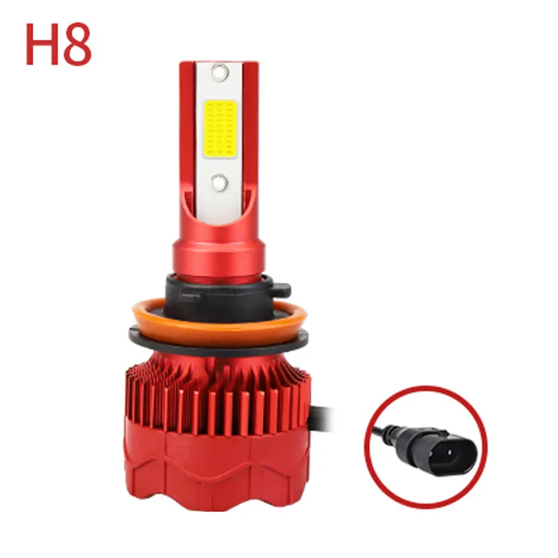 1 пара фар лампы 4800LM 6000K Энергосберегающие COB H4/H7/9005/9006 50 Вт светодиодный ударопрочный водонепроницаемый Автомобильные фары лампы