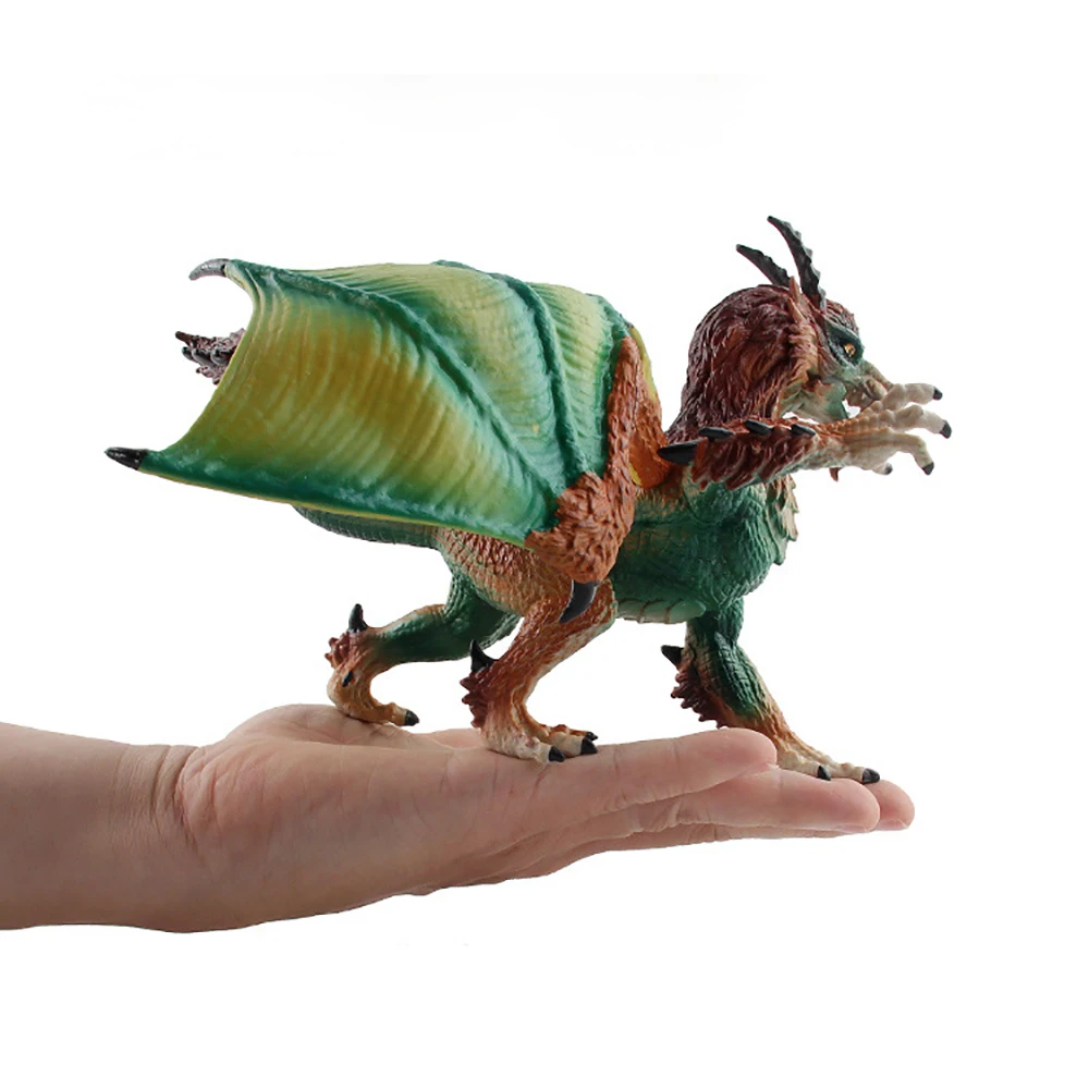 1 шт. 13 см Моделирование магический Дракон динозавры archaopteryx ПВХ Твердые фигурки игрушка, кукла, модель украшения ребенок подарок для взрослых