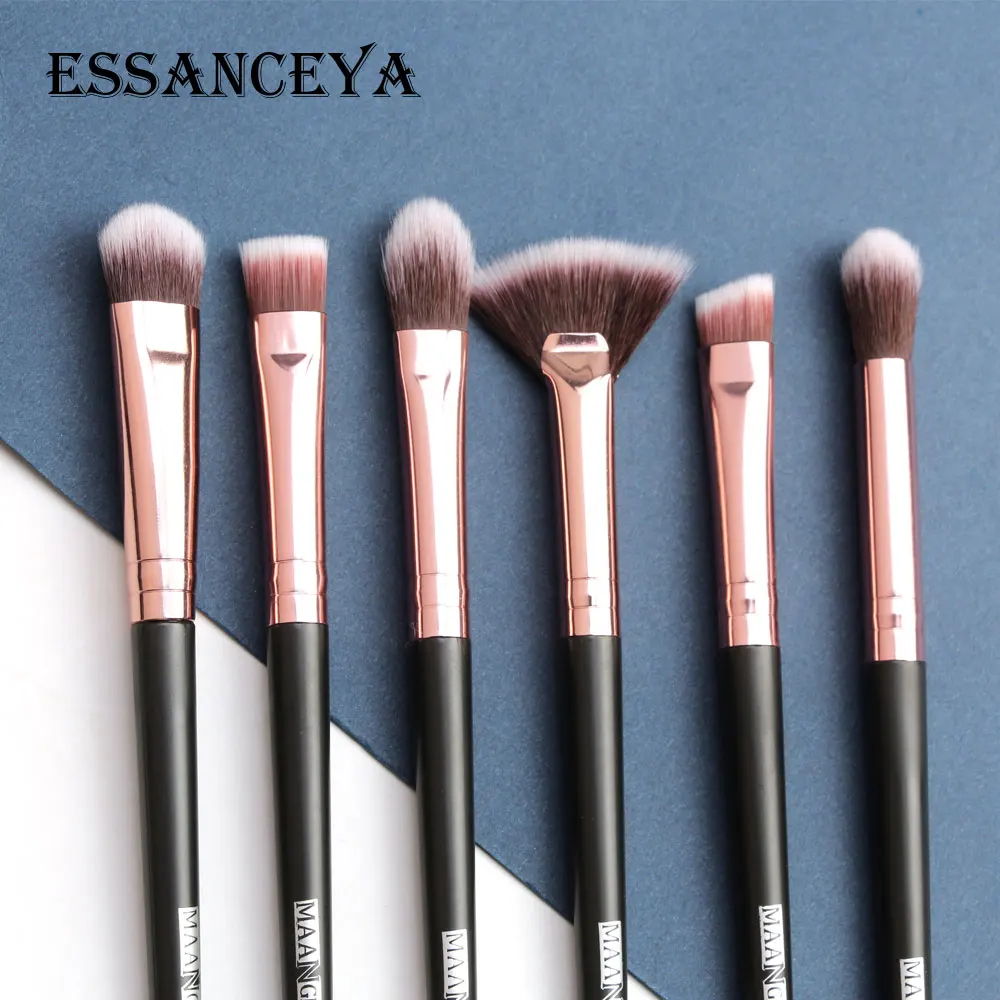 ESSANCEYA 3/5/6 набор кистей для макияжа, подводка для глаз, для бровей и ресниц Кисть для растушевки теней кисти для макияжа Кисти инструменты для смешивания теней для век, Новинка