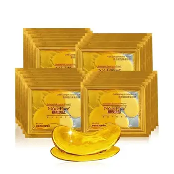 

24k Gold Collagen Eyelid Patches Mask Crystal Eye Patch Colageno Gel Eye Pads Anti-puffiness Dark Circle Remover Eye Skin Care