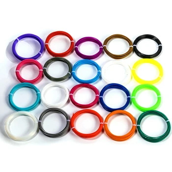 

3D Printing Pen Filament 3D Printing Material 1.75mm 20 Colors PLA Filament (5 Meters / Color)