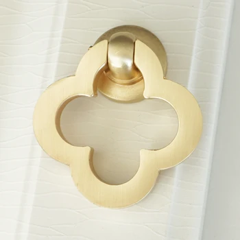 

Brass Furniture Cabinet Pull Rings Zinc Alloy Drawer Knobs Door Drop Ring Kitchen Cupboard Pulls Cute Kids Bedrome Knob Hardware