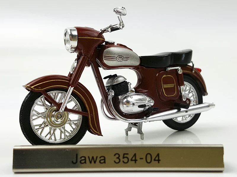 Мотоцикл A tlas 1:24 Jawa 354 04 игрушечный автомобиль из сплава для детей детские игрушки