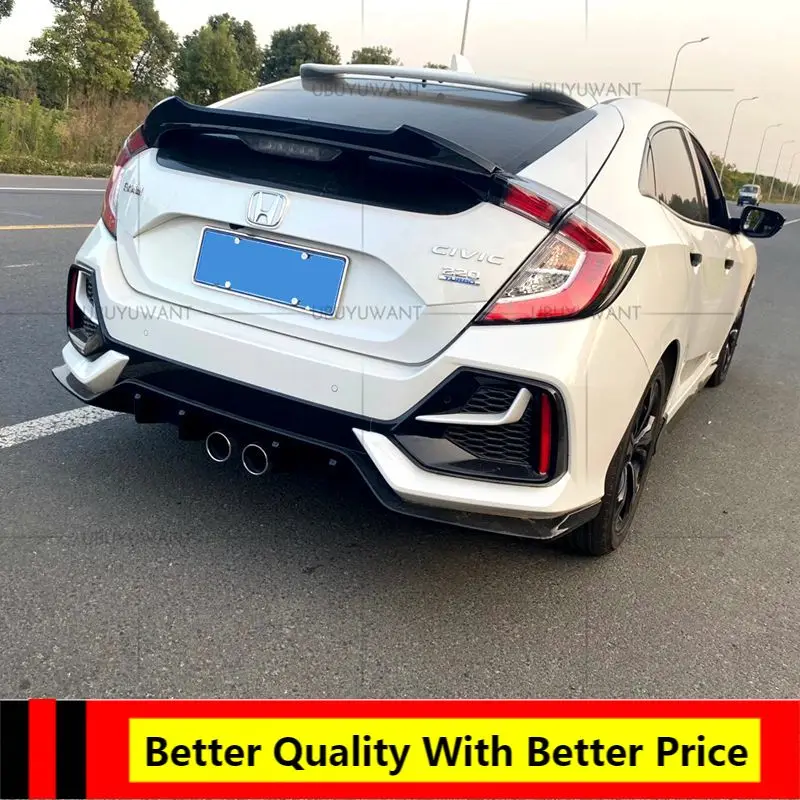 Автомобильные аксессуары для Honda Civic 10 тип R хэтчбек 2016 2017 2018 заднее крыло из