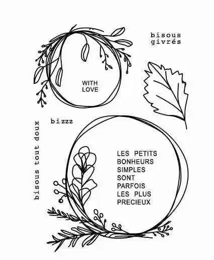 Французские прозрачные штампы для скрапбукинга/изготовления открыток/детские рождественские украшения - Цвет: 11x16cm