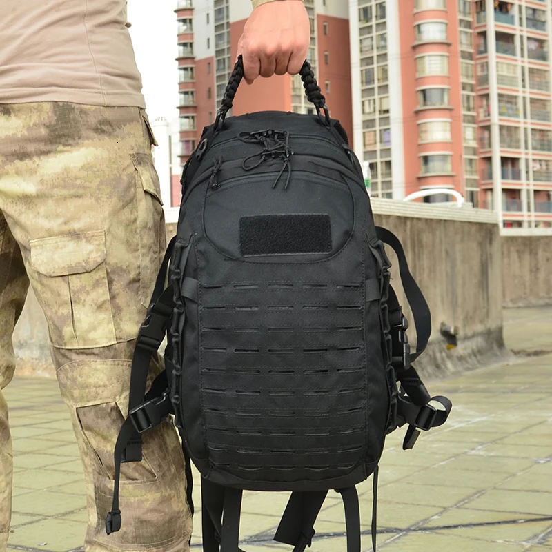 Тактический рюкзак лазерная резка Molle PALS сумка MultiCam 25L Спортивная Сумка военный рюкзак походные уличные сумки EDC Тактические шестерни