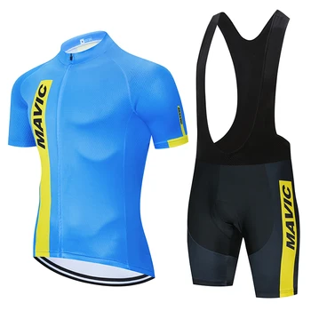 

2020 cycling jersey MAVIC 19D bicycle shorts suit summer cycling clothing for men Quick-drying pants clothes