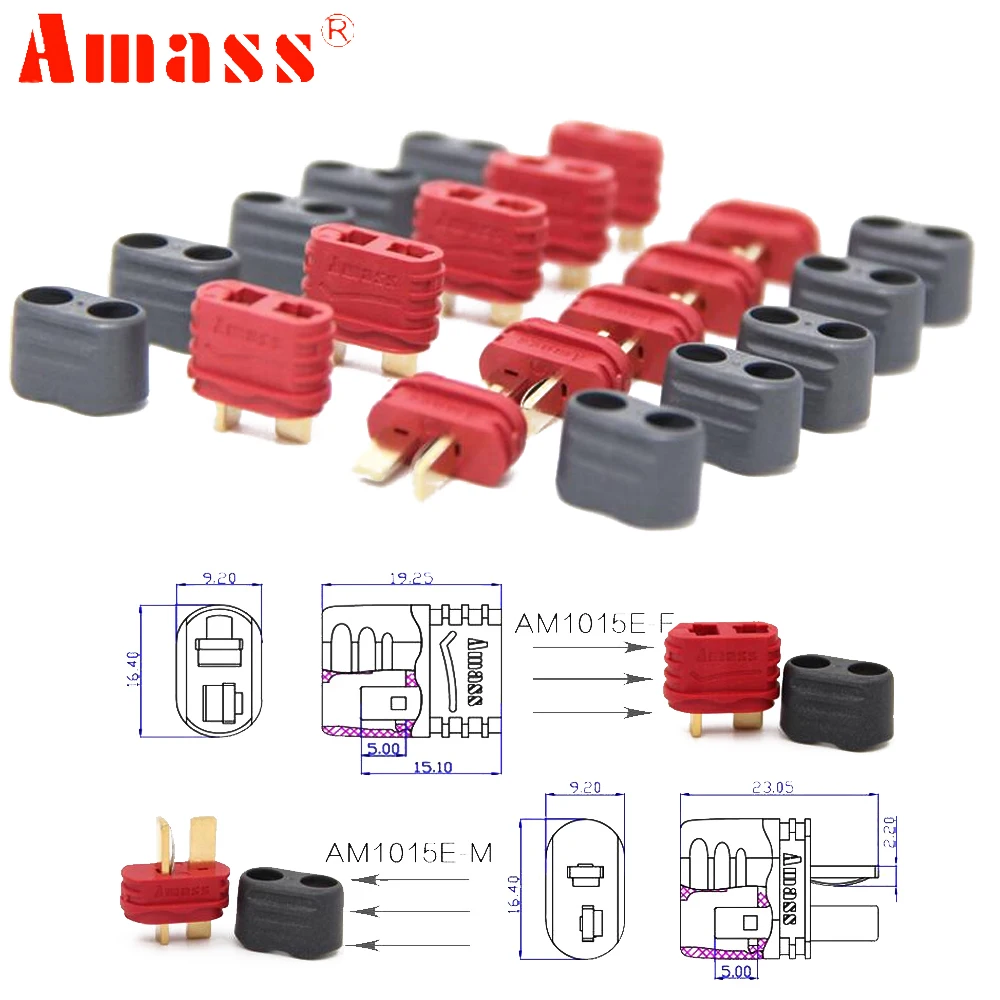 Т образный разъем детские носки 5 пар Amass Нескользящая Tplug 40A высокий ток для RC