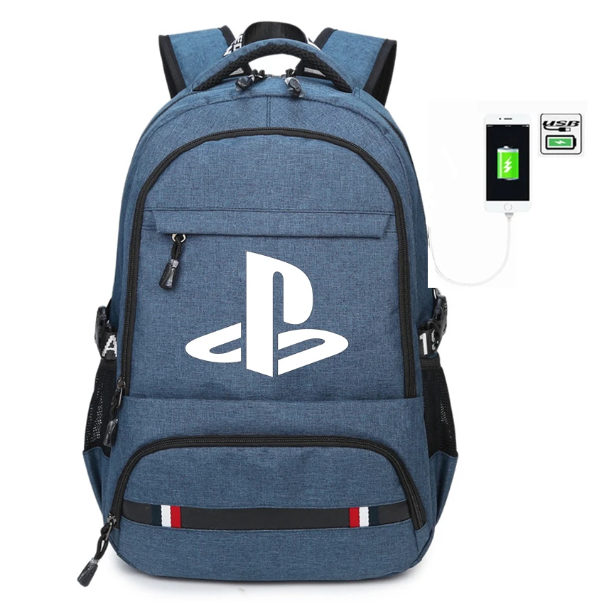 12 17,7 ''PS4 Playstation USB порт рюкзак контроллер игра ручка школьная сумка Usb Зарядка музыка ноутбук дорожная сумка для детей - Цвет: 12