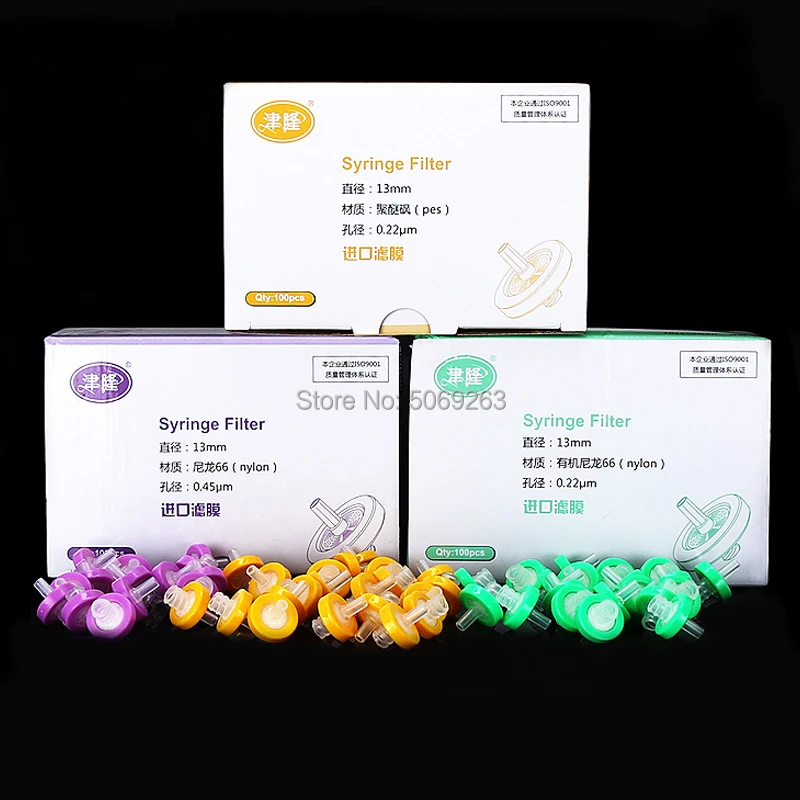 100pcs/lot Lab 13mm 25mm Nylon / Pes / Ptfe / Mce / Fiber Glass