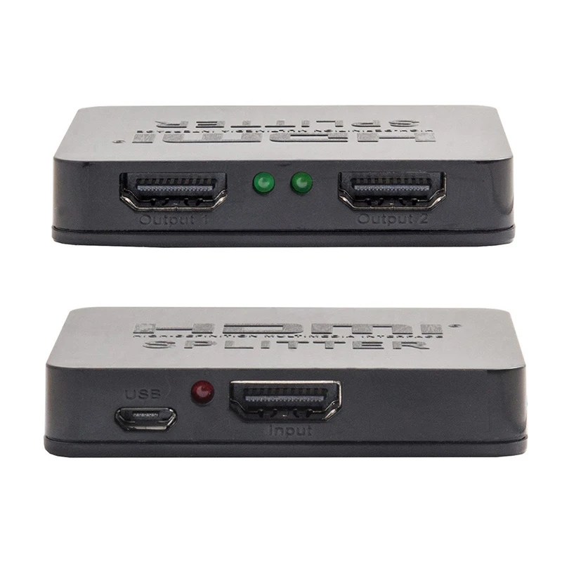 HDMI сплиттер 1 вход 2 выхода Ultra HD 4K 3D HDMI сплиттер Switcher Box Hub поддержка 4K X 2K 3D 2160p для XBOX360 PS3/4/5