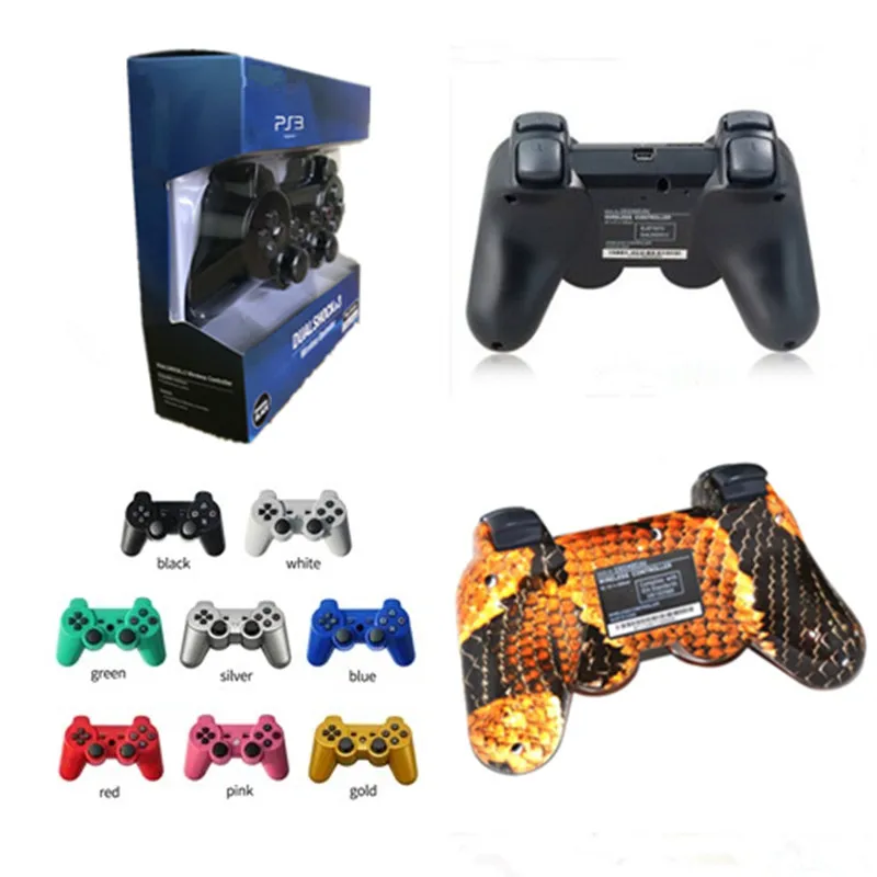 Sem fio bluetooth gamepad para sony ps3 controle gaming console joystick controlador remoto para playstation 3 gamepads com caixa