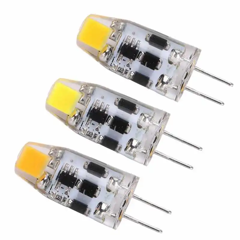 

G4 Bulb 2W 200LM 360° Dimming Silicone Bi‑Pin LED Bulb For Home Office AC/DC