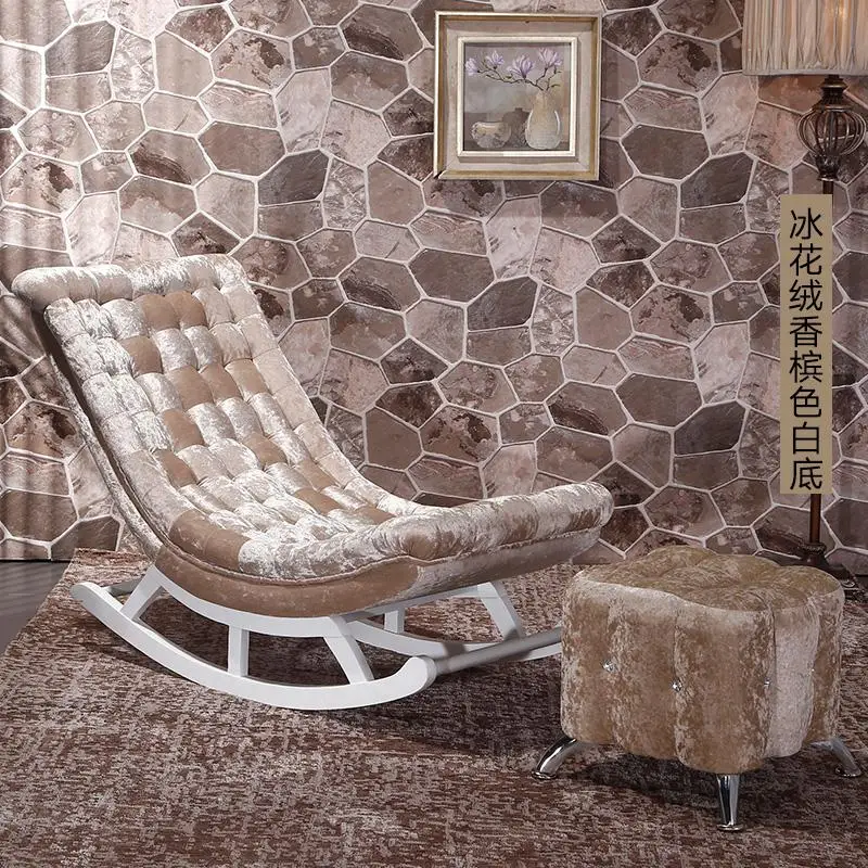 style4 21% Европейское свободное счастливое кресло-качалка шезлонг балконное кресло-качалка одноместный диван кресло Сиеста кресло-качалка - Цвет: style4