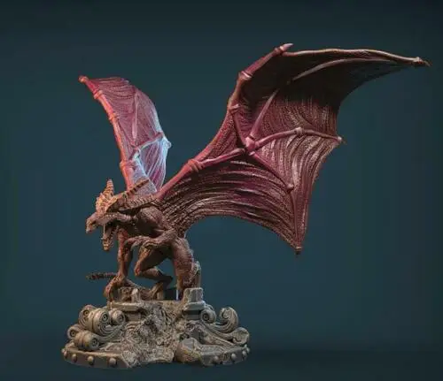 

Unassambled 1/8 ancient animal with big base Resin figure miniature model kits Unpainted